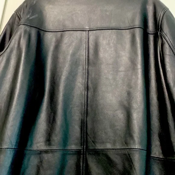 Wilson’s Leather , Black Leather Fully Lined Jacket Size Chart in pics - Picture 12 of 13
